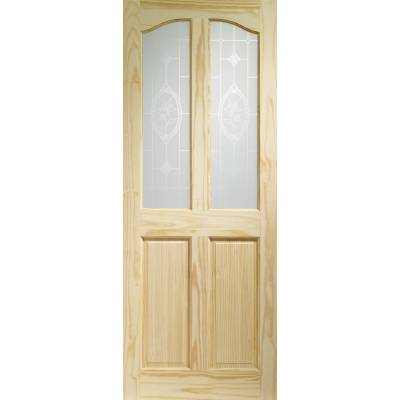 Pine Rio Glazed Internal Door Wooden Timber Interior - Door ...